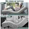 Costway 8 Inch Twin XL Bed Mattress Gel Memory Foam Convoluted Foam for Adjustable Bed